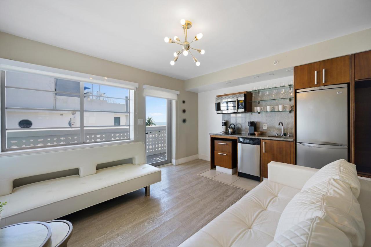 Ocean Drive Apartments With Rooftop Pool, South Beach, Miami 마이애미 비치 외부 사진
